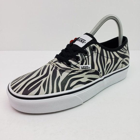 Vans Doheny Decon Womens Metallic Zebra Skate Shoe - Picture 2 of 14